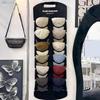 6/12 Grid Felt Hat Storage Hanging Bag Baseball Cap Saving Accessories Organizer Holder Space Hanger Rack Storage Towel Clo T2F5
