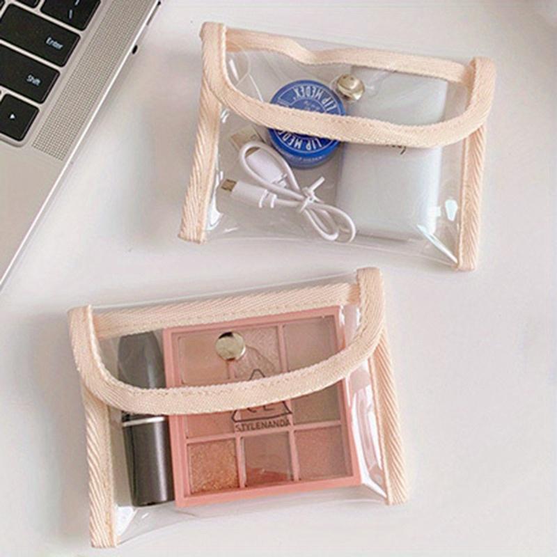 Mode PVC Geldbörse Damen Transparent Kawaii Kartenetui Schlüsselanhänger Aufbewahrungstasche Mädchen 2025 Neu Klar Kleine Tasche Handgeldbörsen