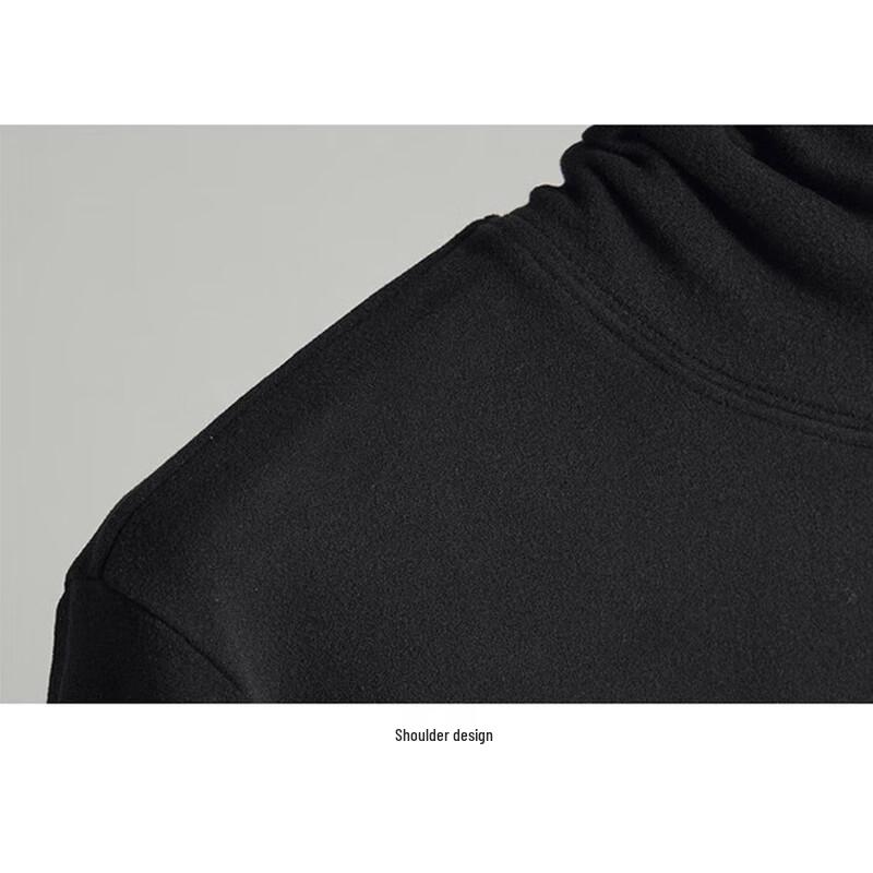 MaoRen Men's Thickened Half-High Collar Thermal Base Layer