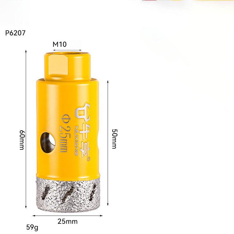 M10 Thread Angle Grinder Glass Ceramic Hole Opener Drill Bit 20-50mm Dry Vacuum Hand Grinder for Ceramic Tile Granite Marble