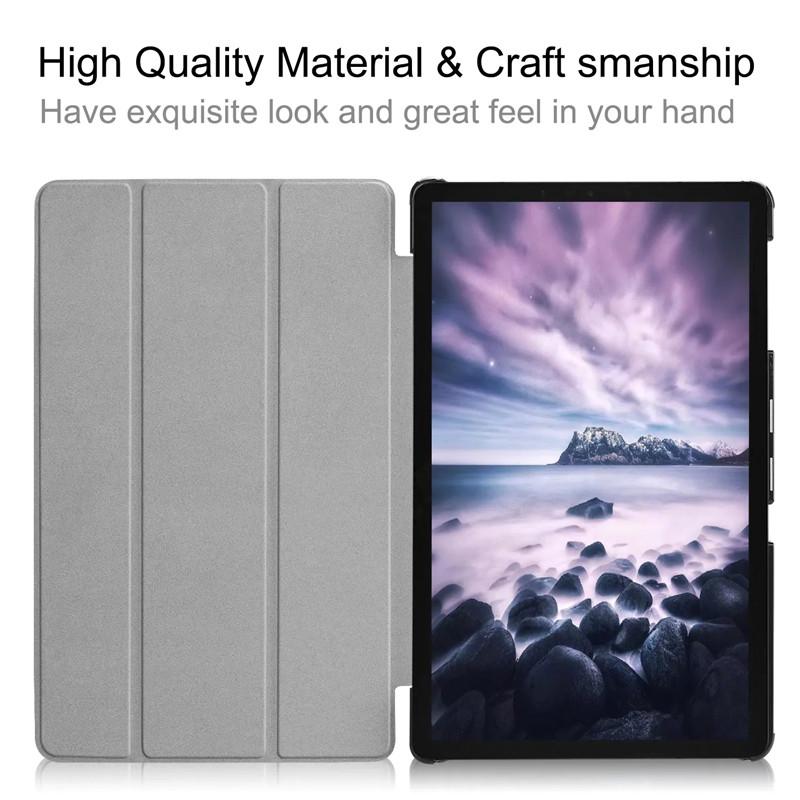 עבור Samsung Galaxy Tab A 10.5 כיסוי SM-T590 SM-T595 כיסוי קשיח מPU עור מגנטי עם תלת-קיפול וסטנד עבור Galaxy Tab A 10.5 כיסוי