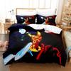 Twin Star Exorcists Bedding Set 3D Kawaii Girl Anime Cartoon Duvet Cover 3PCS for Adult Kid Bedroom Home Textiles