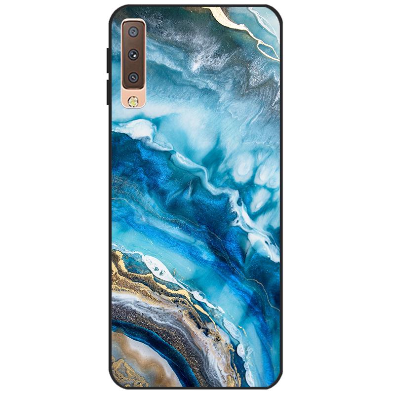 Cases For Samsung Galaxy A7 2018 Cover Silicon Color Phone Case Cover For Samsung A7 2018 A750 A750F 6.0 Inch Protective Shell