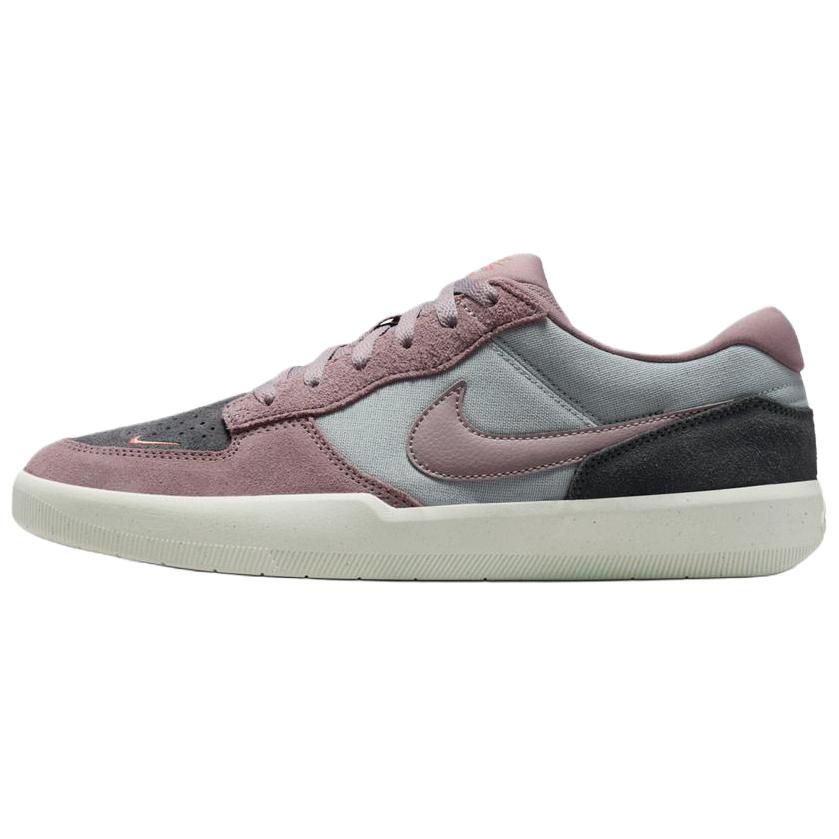 Nike SB Force 58 Low top Skateboard Shoes Men's Gray Purple Skateboard Shoes DV5477-010