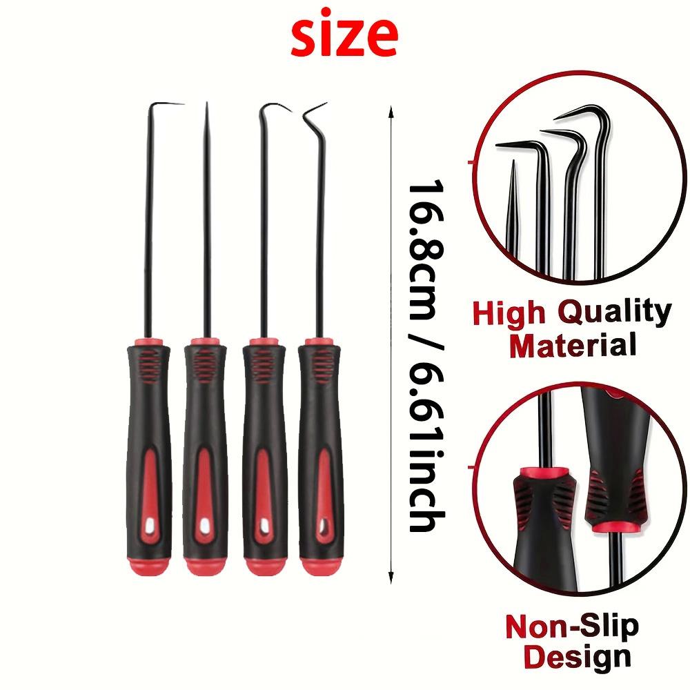 10/4Pcs Precision Pick and Hook Set Car Auto Oil Seal/O-Ring Seal Gasket Pick Mini Precision Hooks Professional Puller Remover Hoses Windshield