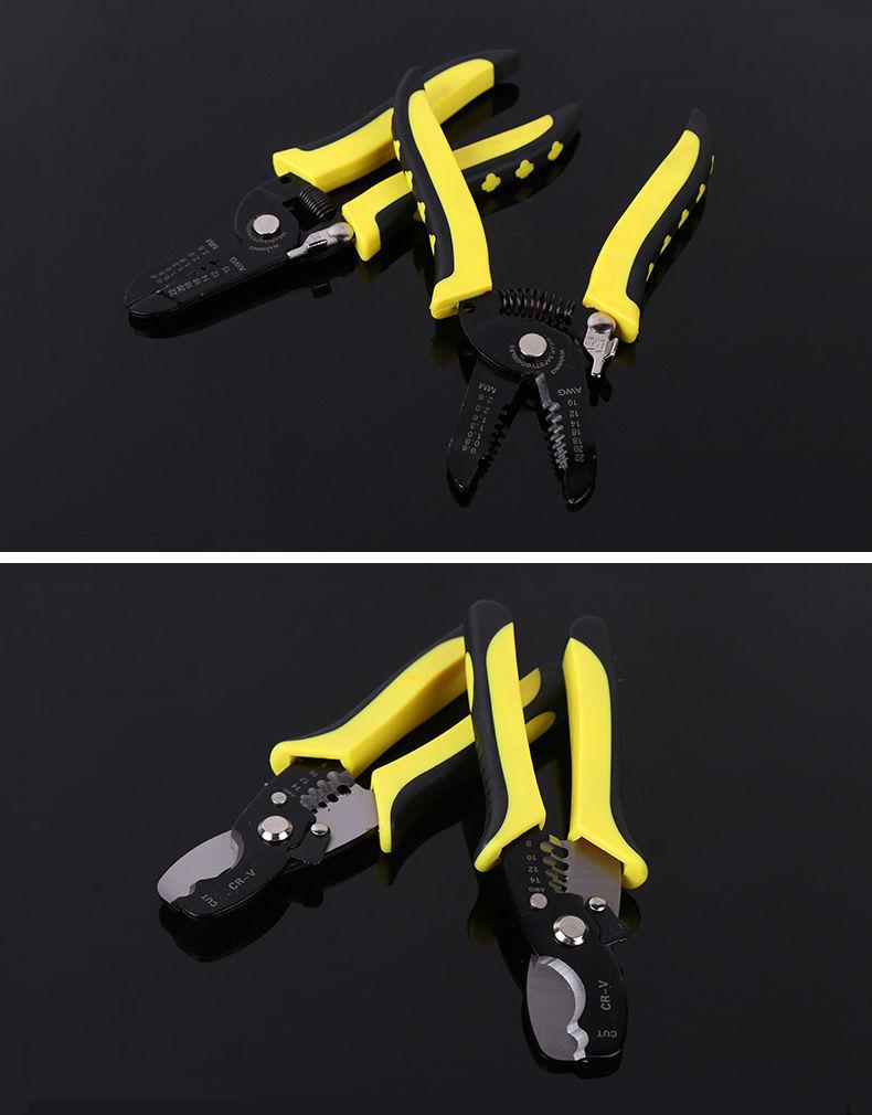 Electrician Wire Strippers & Cutters: Quick Repair Skinning Knife & Pliers Hand Tools