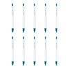 Zebra Clickart Turquoise 10 Water-Based Pen, Blue, Pens, B-WYSS22-TB