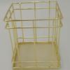 Metal Desk Organizer Pen Holder Storage Basket Office School Makeup Brushes Nordic Style Iron Wire Mesh Container