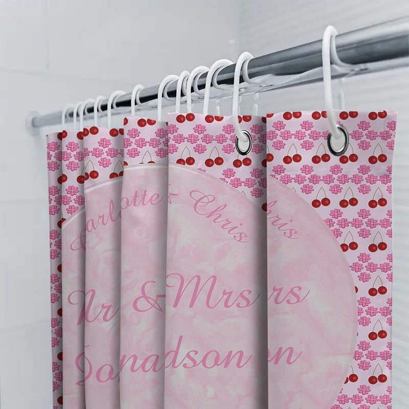 Elegant Floral Peacock Shower Curtain Home Decoration Waterproof Bathroom Wall Hanging Artistic Modern Decor White/Beige (180x24