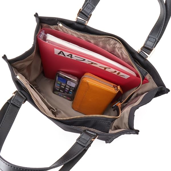 Labagagerie Vertikaler quadratischer Shopper B009501 Marineblau (66)