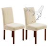 Waterproof High-Back Dining Chair Cover - Soft, Comfortable, Silky, Skin-Friendly Fabric