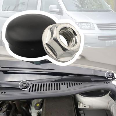Bolt Cover Windscreen Wiper Kit Easy Installation Plastic