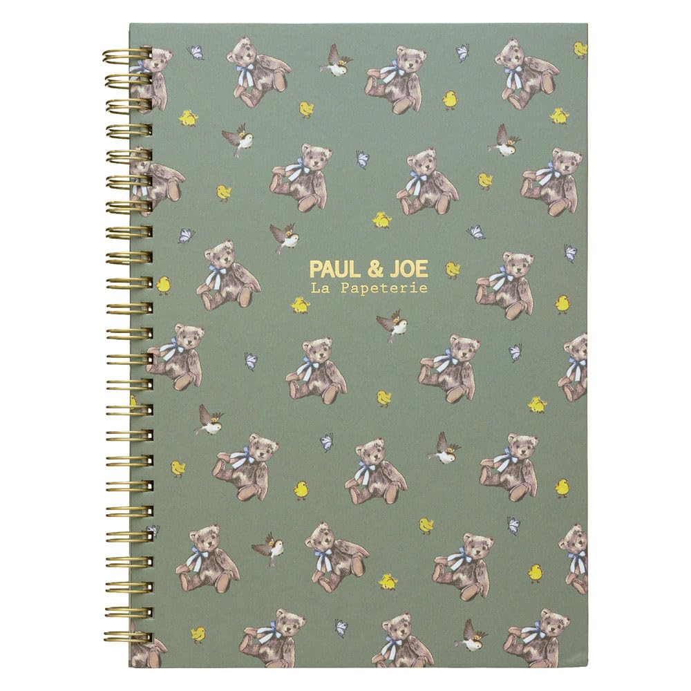 

Блокнот А5 Paul Joe La Puppetry Marks Медведь Оливковый & PAJ-NB23-GN зелёный