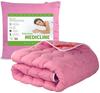 Pillow + Duvet Set All Year Round Pink Microfiber