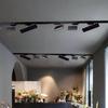 20W/30W LED Linear Grille Track Spotlights Long Ceiling Rail Floodlight Living Room Cloth Store Track Lighting System AC110/220V