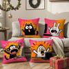 Suitable For Spoof Animal Joke For workers Pillow Case Comfort Sofa Bed Silky elegant Invisible zipper Decorative cushion cover