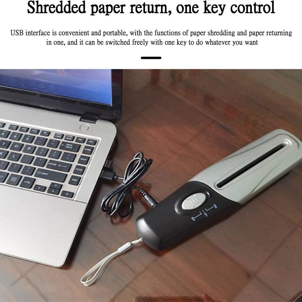 Office Home USB Powered Paper Shredders Mini Hand Shredder Cutting Machine Handheld USB Shredder