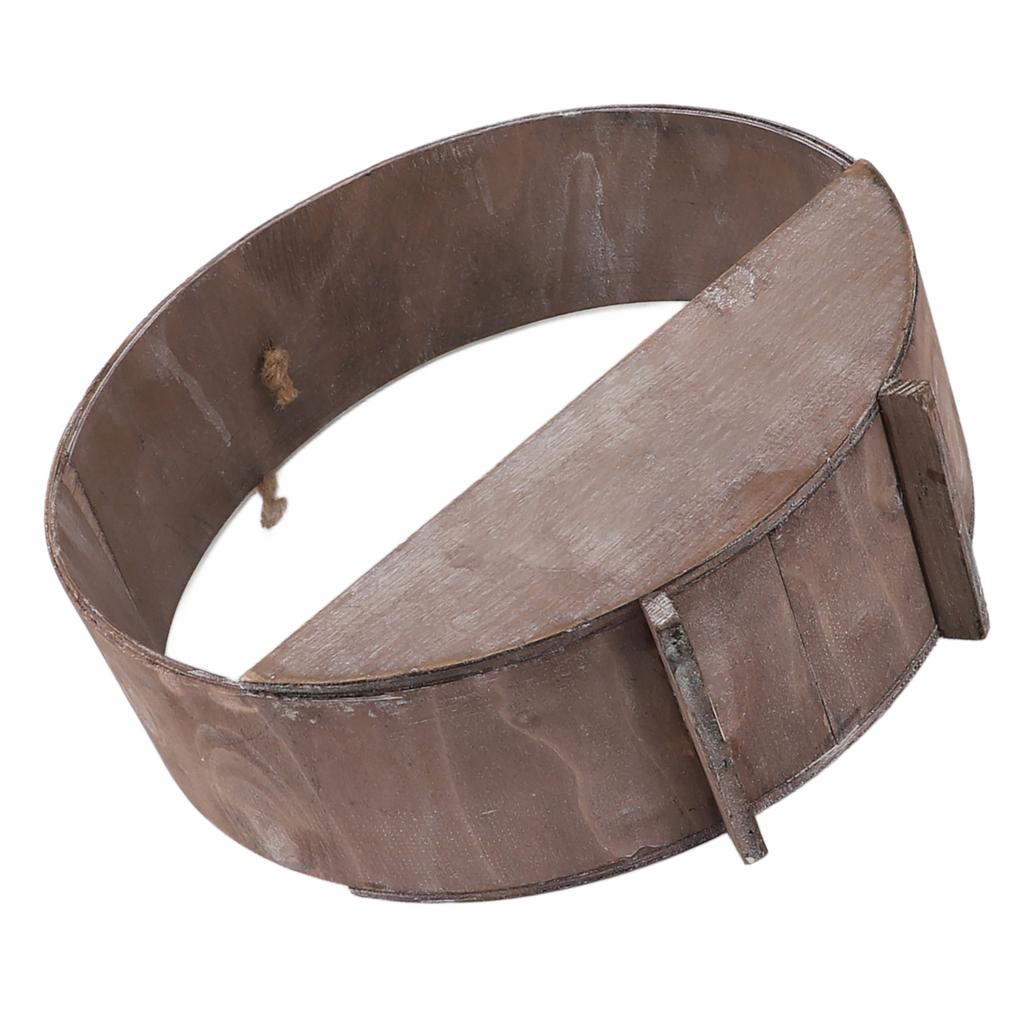 Binnen Wandhangend Rond Plantenbak Rustiek Ronde Houten Hangende Plantenbak voor s