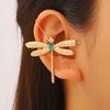 Fashion Dragonfly Stud Earrings For Women Unique Animal Ear Jewelry