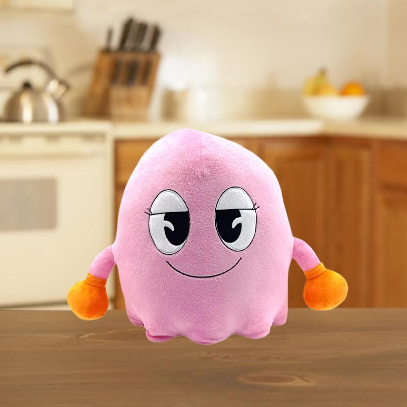 Peluche Pac Man Gioco Periferica Bambola Creativa Cartone Animato Carino Decorazione per la Casa Bambola Festival Compleanno Collezione Fan Giocattolo Regalo
