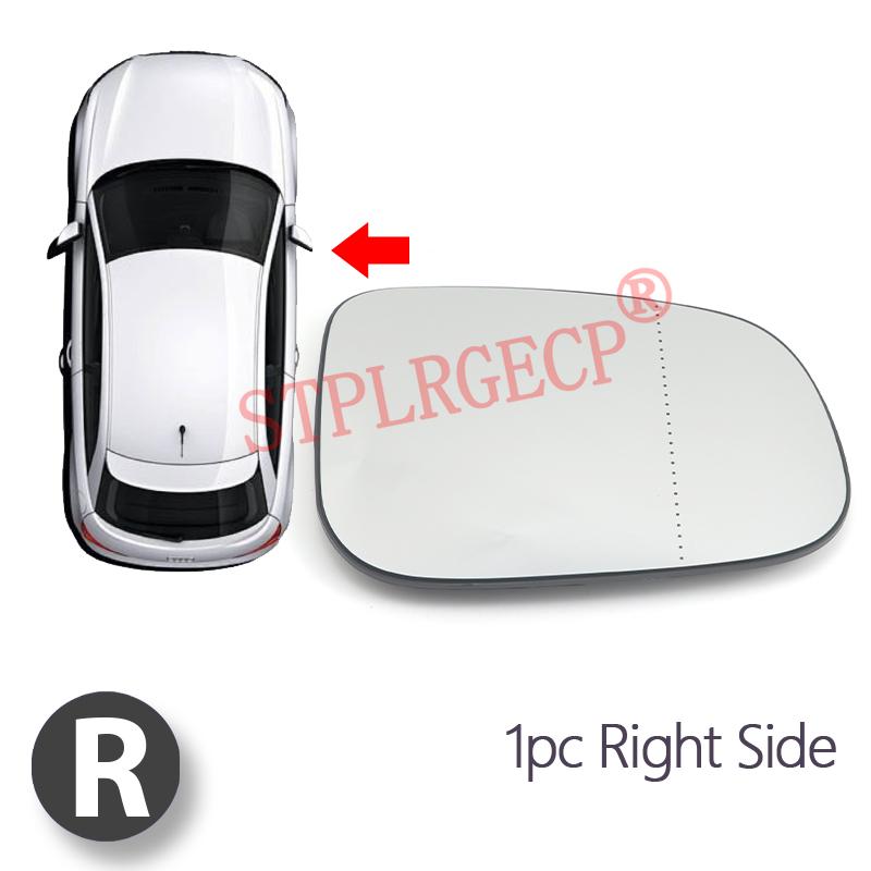 Stplrgecp Passenger Driver Side Left or Right Door Side Heated Wing Mirror Glass Lens for Volvo V40 V70 12-16 S60 V60 S80 11-18