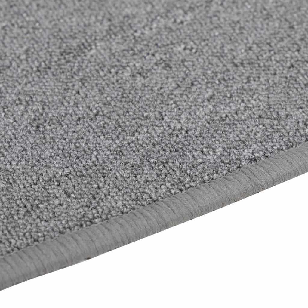 Grey Carpet Runner 80 x 500 cm 100percent Polypropylene