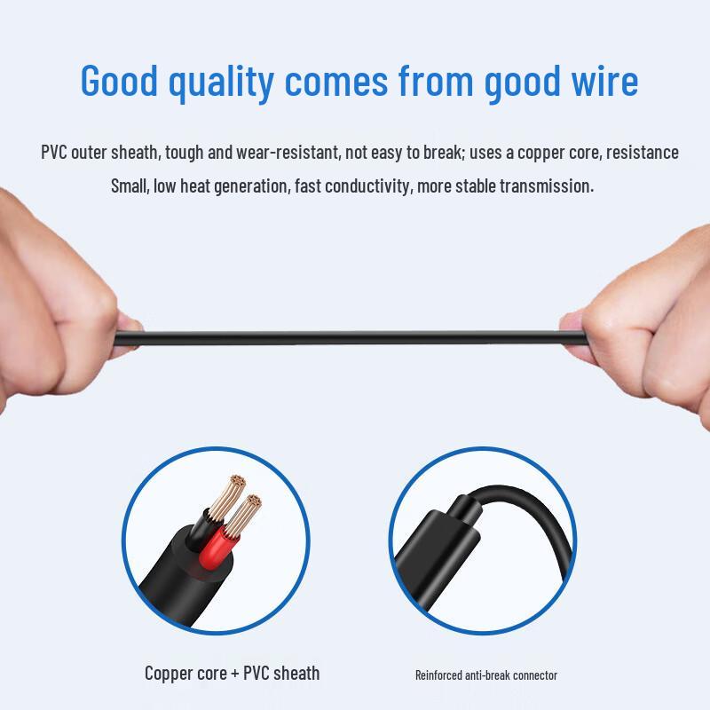 Jinneng 100W USB-C To DC 5.5x2.5mm PD Fast Charge Cable