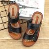 Sommersandaler og tøfler for menn Sandaler Utendørs Fritid Sko med dobbeltbruk Koreansk versjon av The Beach Shoes Pustende sandaler for menn Guttesko