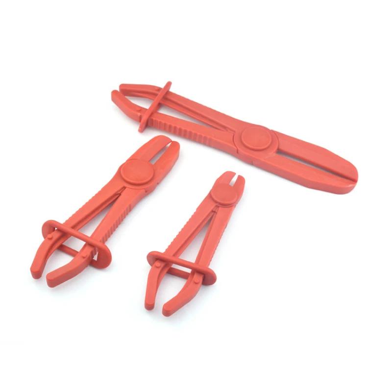 3Pcs/Set Hose Tube Clamp Pliers Tool Brake Fuel Water Line Clamp Pliers for Car Repair Hose Clamp Removal Hand Tool