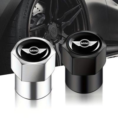 4Pcs Car Tire Valve Stems Cap Tire Valve Cap For MINI One Cooper JCW Countryman Clubman Cabrio Paceman Coupe Roadster Clubvan