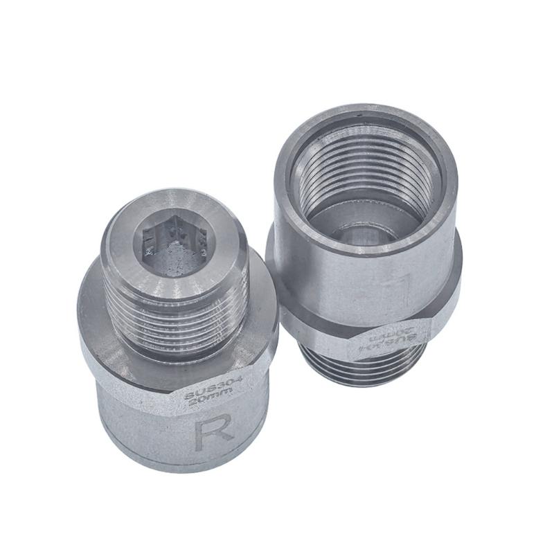 1Pair Bicycles Pedals Adapter Stainless Steels Bicycles Pedals Extender Bike Pedals Extenders Adapters Easy To Install