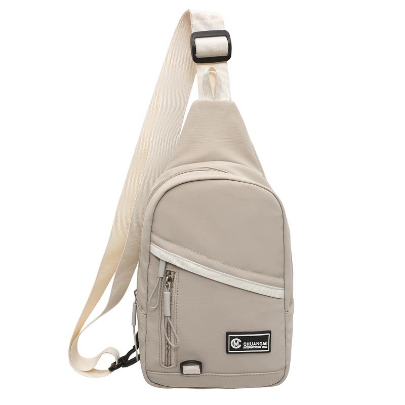 Japanese trend men's and women's same casual versatile ins wind chest bag commuting travel sports wind simple messenger bag