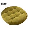 High Elasticity Chair Cushion Round Corduroy Cushion, 16.5 Inch Ultra Soft Seat Pad, Portable Support for Travel Washable Floor Reading Nook