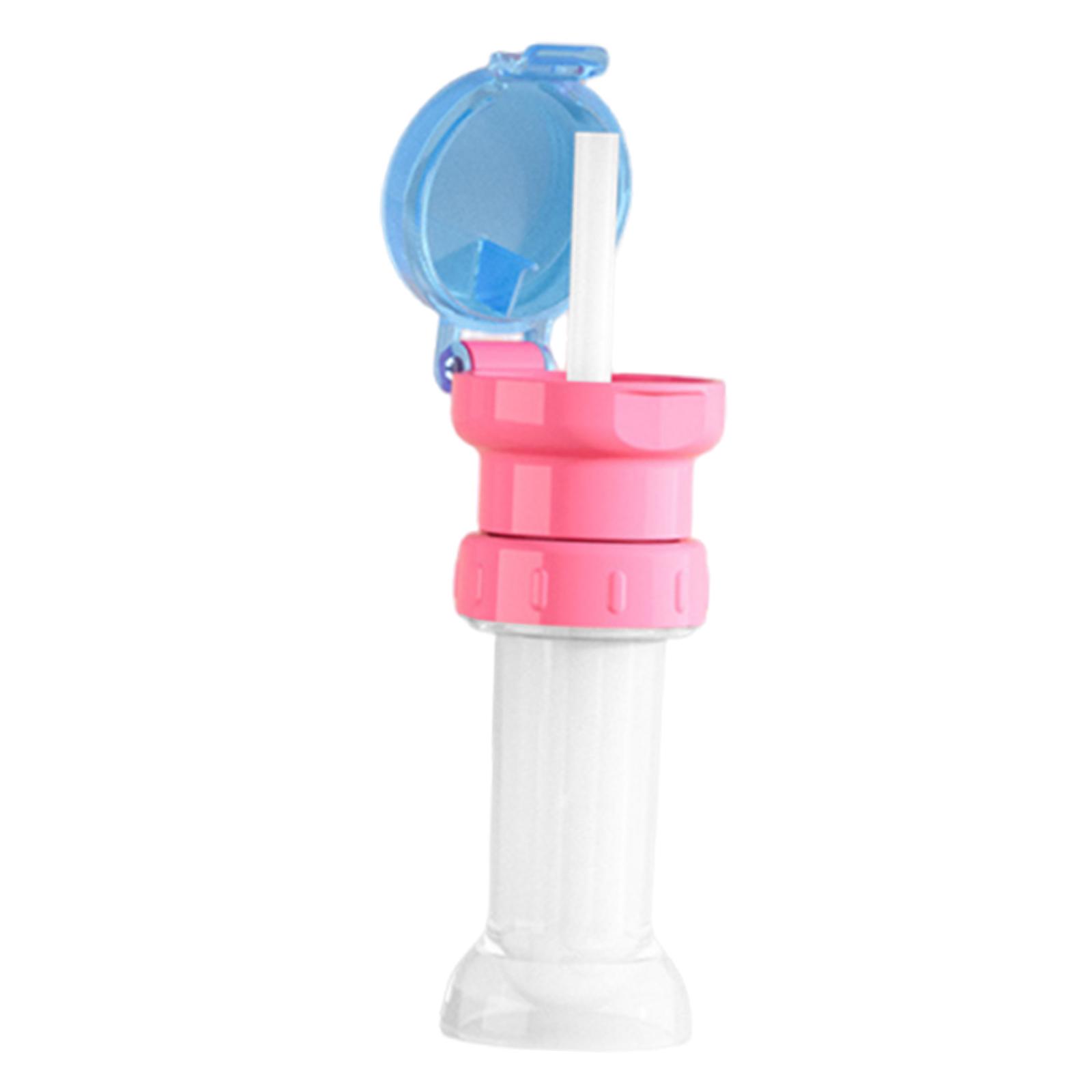 

Kids Water Bottle Spout Cap with Long Straw and Dustproof Flip Lid for Children’s Drinking Bowl Portable
