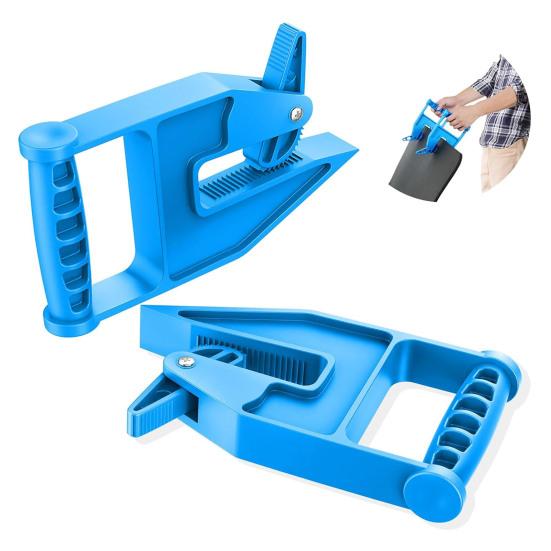 2Pcs Heavy Duty Mat Gripper Horse Stalls Tack Room Barn Trailer Gym Floor Mat Movers Tool Ergonomic Labor Saving Mat Puller Handlers