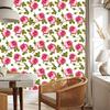 Roses with leaves wallpaper for living room and bedroom 50x1000