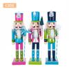 Colorful Candy-themed Wooden Nutcracker
