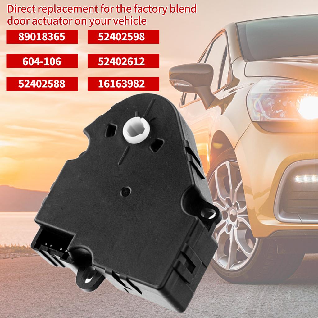 604 106, 89018365, 52402588 HVAC Mischklappenaktuator Ersatz für Chevrolet, Chevy, , 1500 2500 3500, , , , Sonoma,