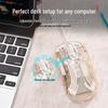 Qianxingzhe Q8 Transparent Wired Gaming Mouse