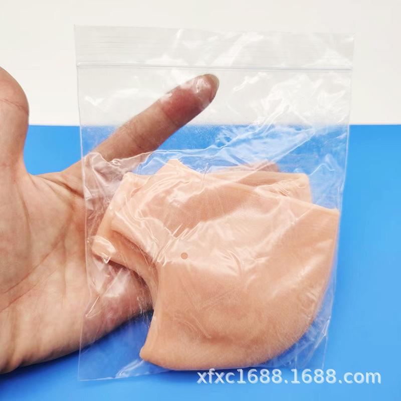 Silicone Heel Covers - Moisturizing, Anti-Crack Socks for Whitening & Heel Protection