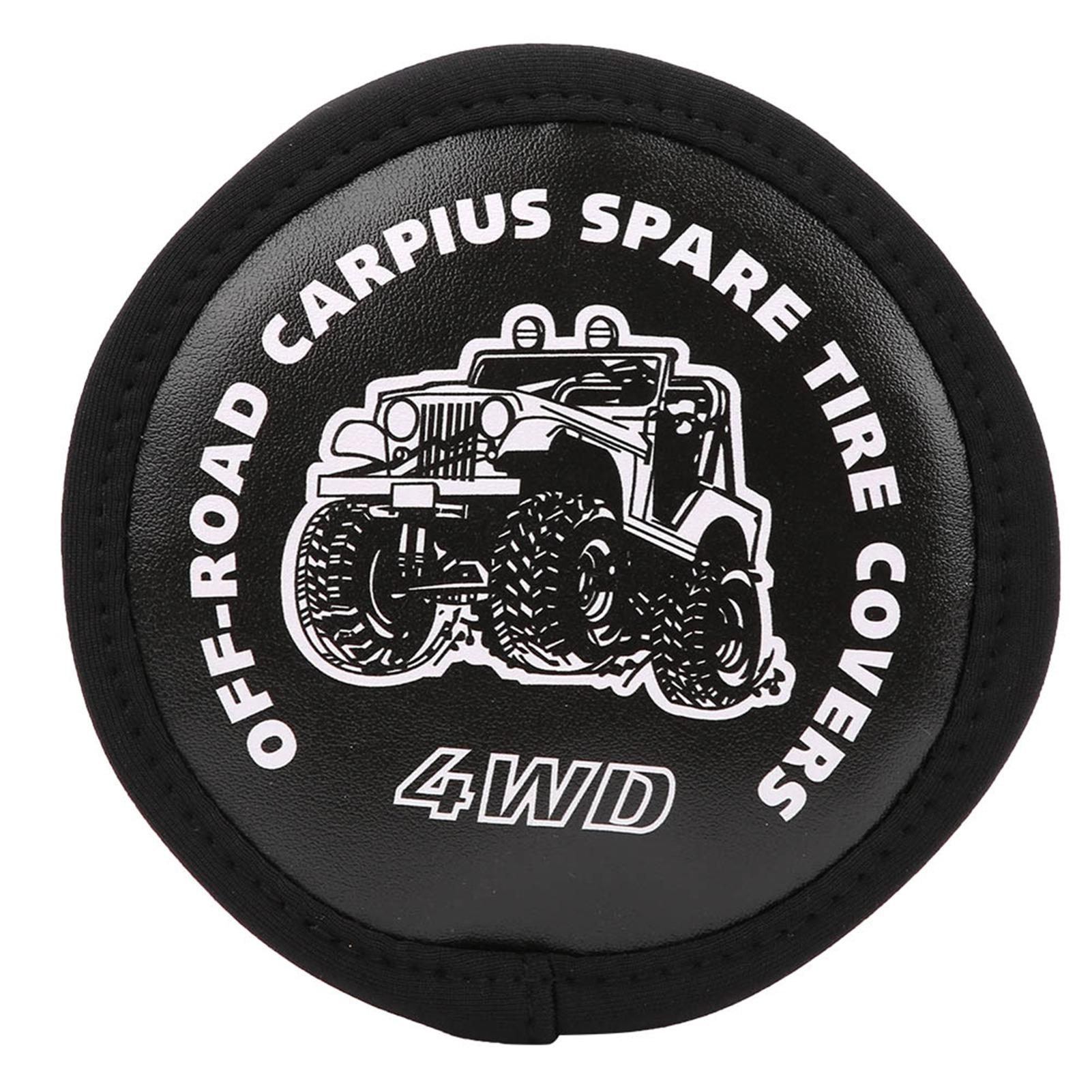 

Spare Tire Tyre Cover Body Parts Dustproof Cover Mood Decoration for 110 RC CarB type