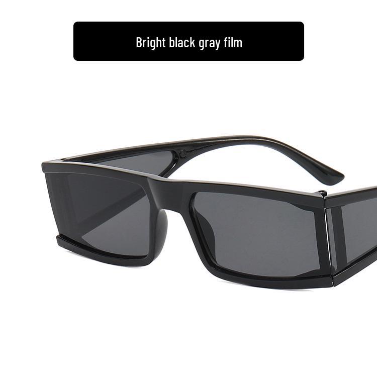 

Солнцезащитные очки 2022 года европейского и американского квадратного формата с маленькой оправой – Защита от УФ-лучей, Модный уличный стиль для женщин As Shown