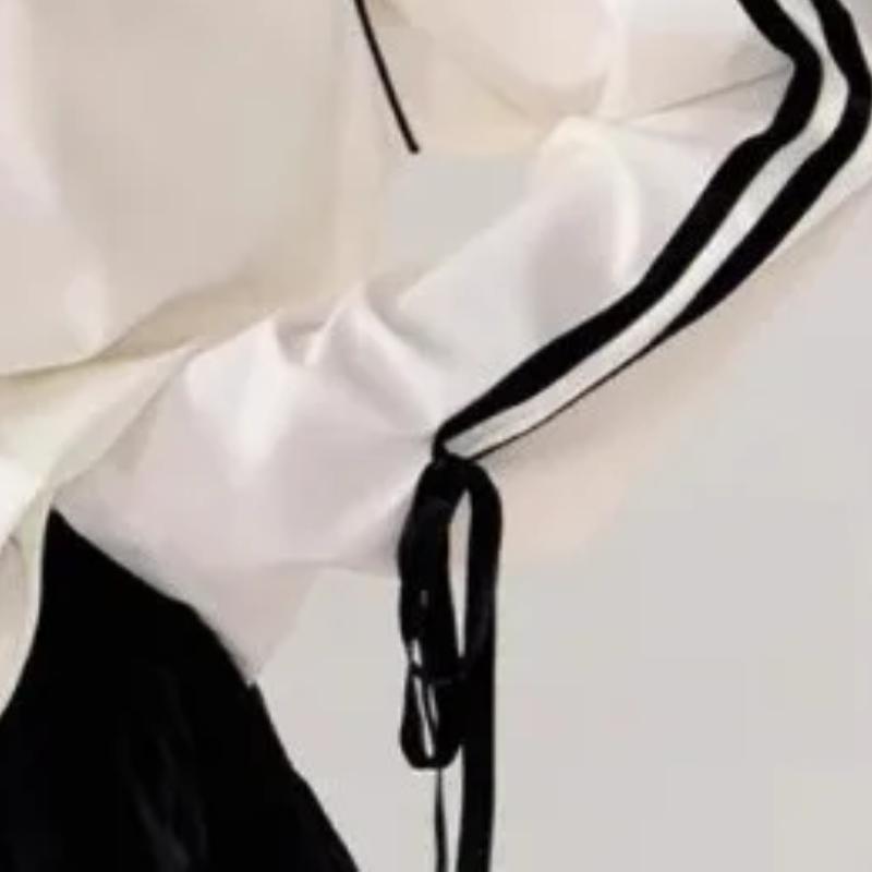 Bow Tie Women Long Sleeved T-shirts V-neck Loose Long Sleeved Pullover Tee Korean Style Autumn New Fashion Women's Top