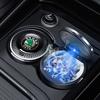 Car Ashtray LED Ceramic Liner For Skoda Octavia Fabia Superb Kodiaq Karoq Kamiq Rapid Yeti Roomster Auto Accessories Keyring EH4