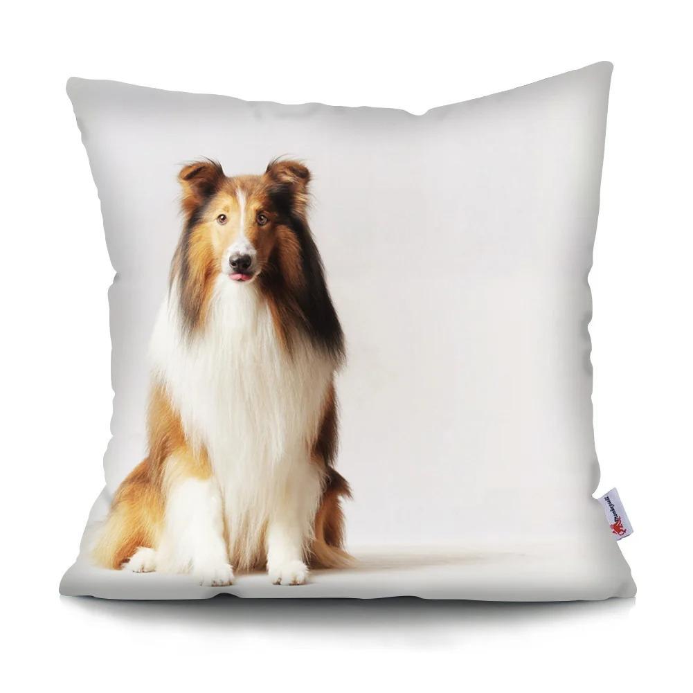 Cute Dog Animal Decorative Pillowcase Living Room Office Ornaments Home Pillowcase