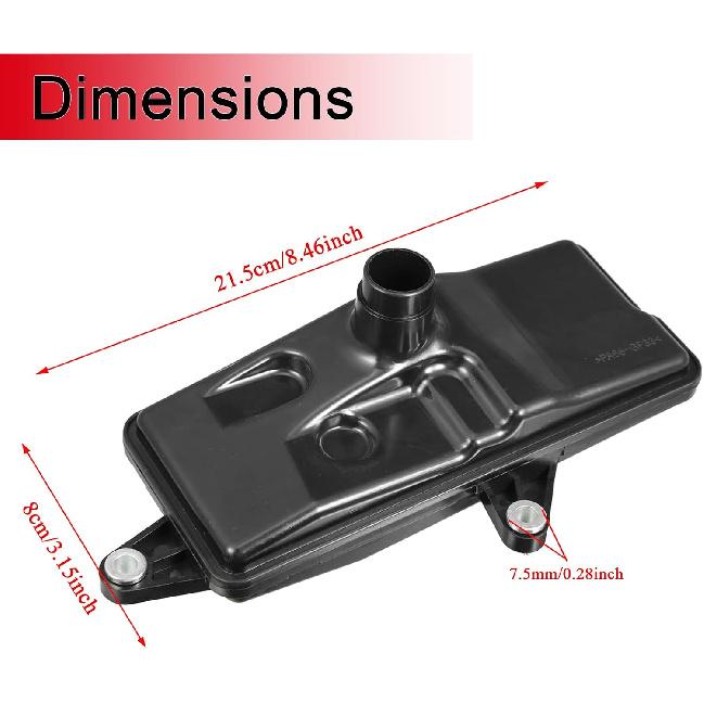 Automatic Transmission Filter Oil Pan with O-Rings Compatible with Honda Civic 2014-2019 Fit 2015-2019, HR-V 2016-2017, Replaces# 25420-5T0-003,