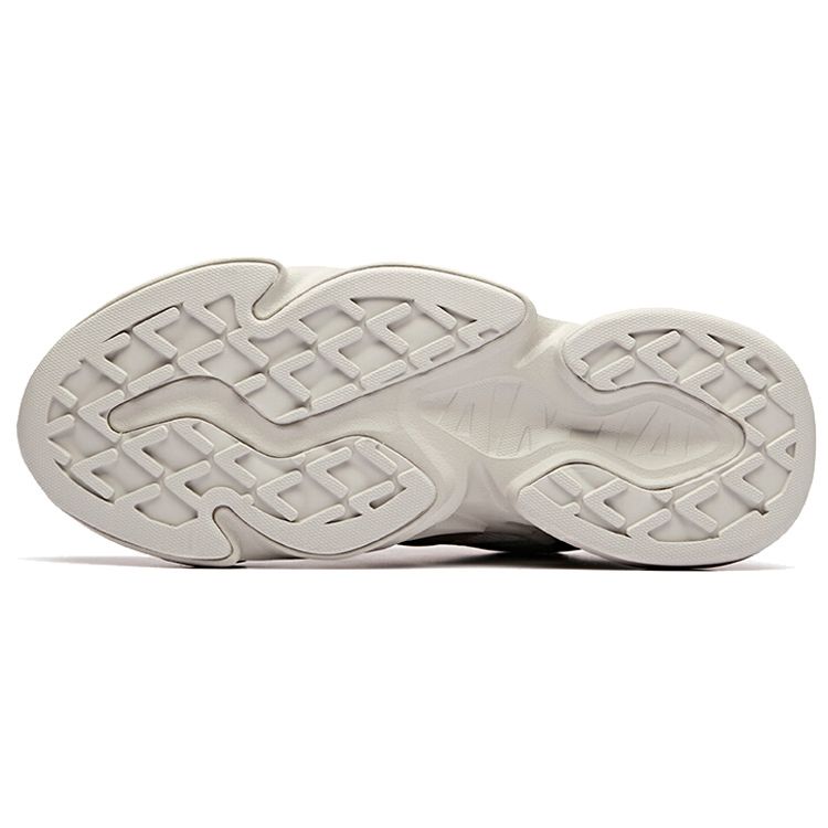 Anta Lifestyle Series Trendige Lässige Rutschfeste Verschleißfeste Stoßdämpfende Low-Top Dad Shoes Herren Sneaker Grau 11918881-4