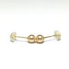 Akoya Pearl Gold Baby Pearl from a Pearl Specialty Store [Isowa Pearl] Earrings, 4.0-4.5mm, (18K), FID6376436, Long-established