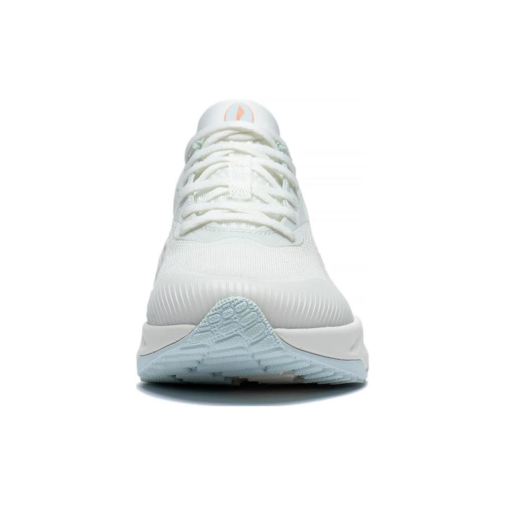 New LiNing Joyful 2.0 Cushioning Wear Resistant Rebound Low Top Running Shoes Women's White Blue ARST030-3