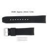 24mm Watch Band Silicone Pin Buckle Waterproof Sweat Proof Watch Strap